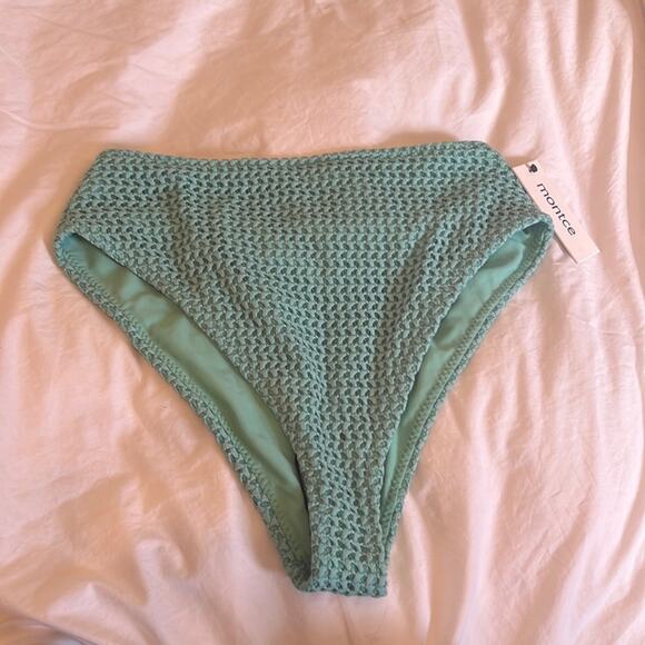NWT Montce crochet Paula turquoise BOTTOMS only size M - Picture 3 of 7